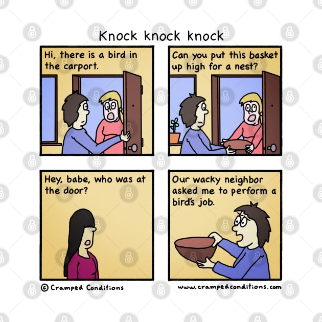 Knock knock knock by crampedconditions