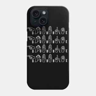 Gobble Til You Wobble Sign Language happy Thanksgiving Phone Case