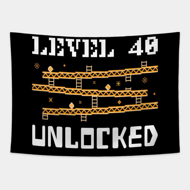 Level 40 Unlocked Tapestry by Hunter_c4 "Click here to uncover more designs"