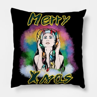 Merry Xmas, lonely soul Pillow