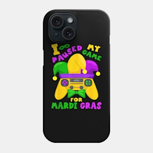 Mardi Gras For Men Kids Gamer Video Game Phone Case