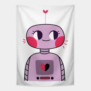 Miss Valentine Robot - 2 Tapestry