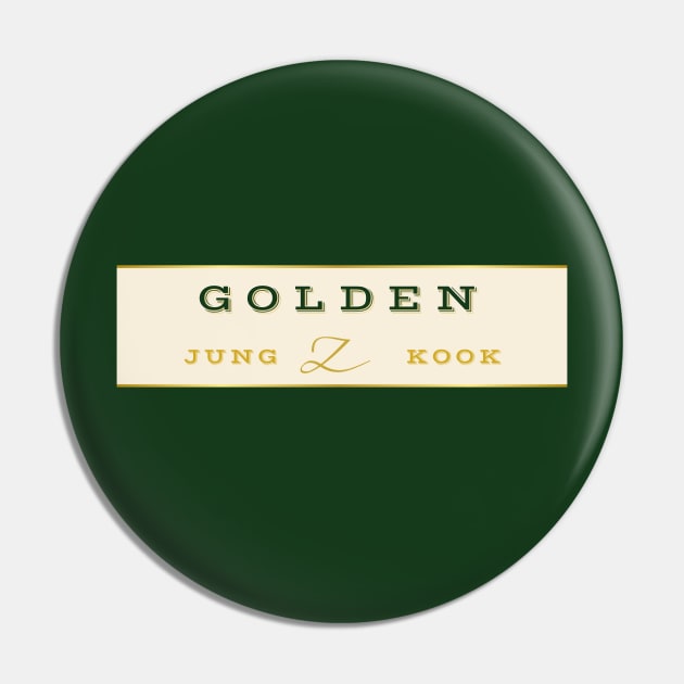 GOLDEN Pin by Legacy of Self-Expression Art