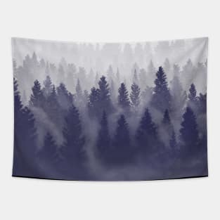 Purple Fog Wanderlust Tapestry