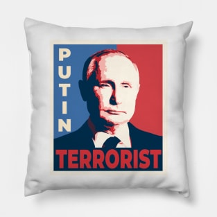 putin portrait Pillow