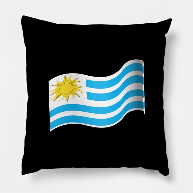 Uruguay Pillow by traditionation