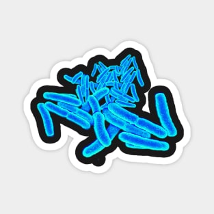 Blue Bacteria Magnet