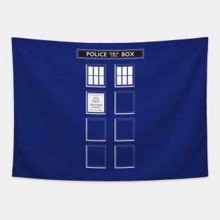 Police Box panels Tapestry