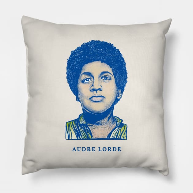 Audre Lorde Pillow by Huge Potato