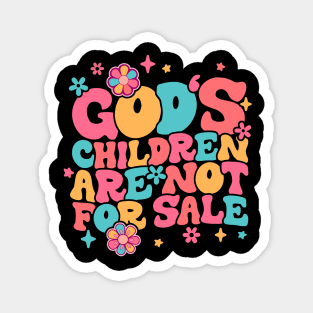 Jesus Christ Gods Children Are Not For Sale Christian Faith Magnet