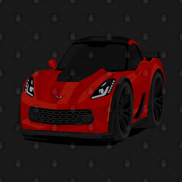 Z06 DARK-RED by VENZ0LIC