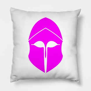 Corinthian helmet (pink) Pillow