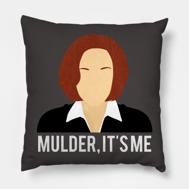 Mulder, It's Me : Minimalist X-Files Dana Scully Pillow by Izzie | Fandom 101 - For The Geeks