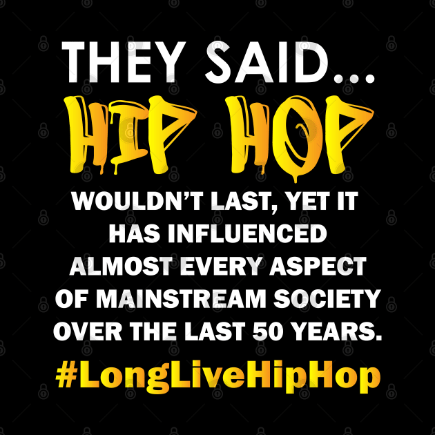 50th Hip Hop Anniversary | Won't Last by blackartmattersshop