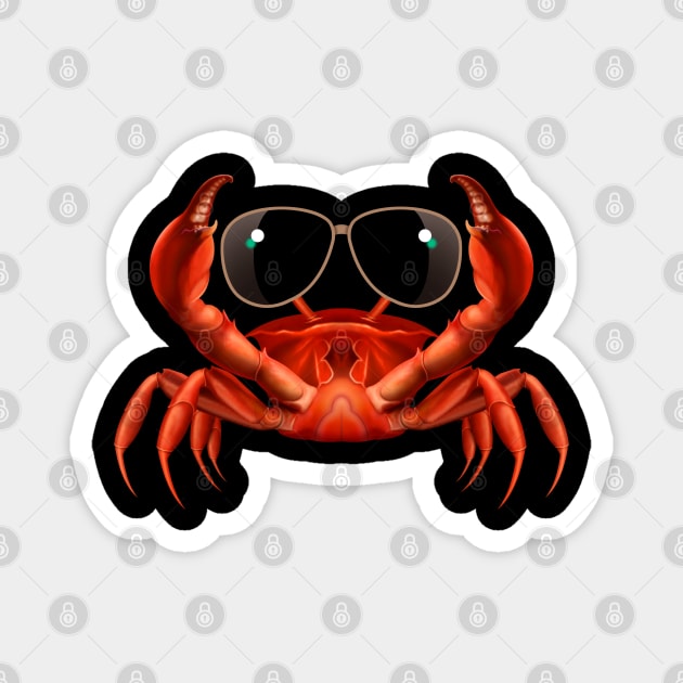 COOL CRAB Magnet by ADAMLAWLESS