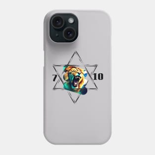 Lion inside a Star of David - 7.10 Phone Case