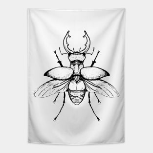 Stag Beetle Tapestry