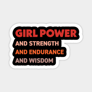 Girl power and more Magnet