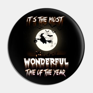 It's The most Wonderful Time Of The Year halloween Pin