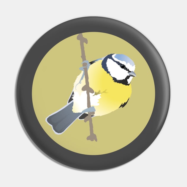 Blue Tit Pin by AnthonyZed