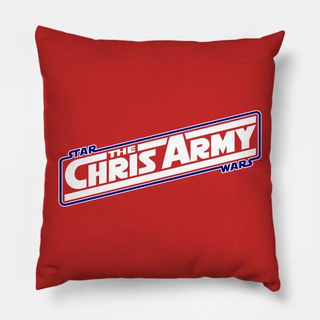 Chris Army #3 Pillow by lonepigeon