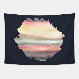 Gradient Watercolor Coral mauve Tapestry