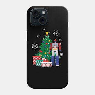 Optimus Prime Around The Christmas Tree Phone Case