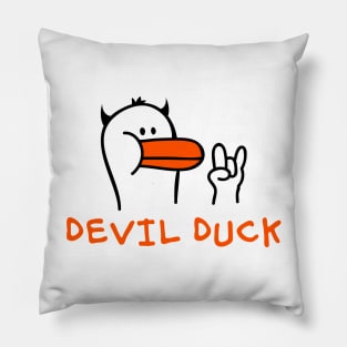 Duck Devil Pillow
