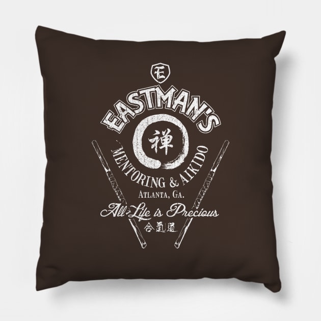 Eastman's Mentoring & Aikido Pillow by RangerRob