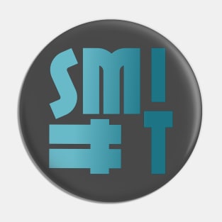 Smith, name, typography Pin