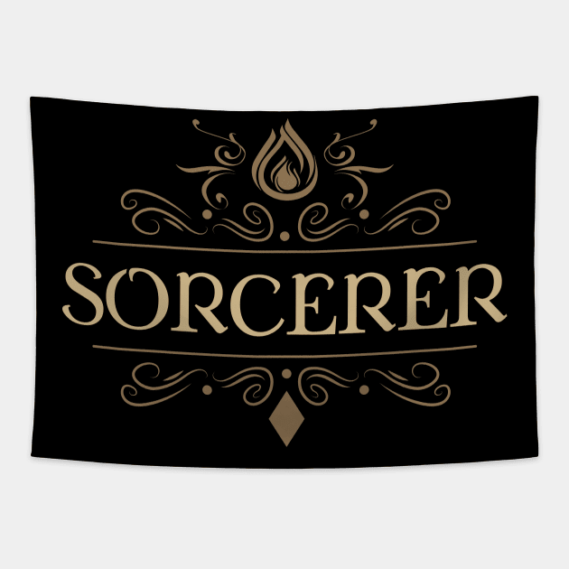 Sorcerer Character Class Tabletop RPG Tapestry by dungeonarsenal