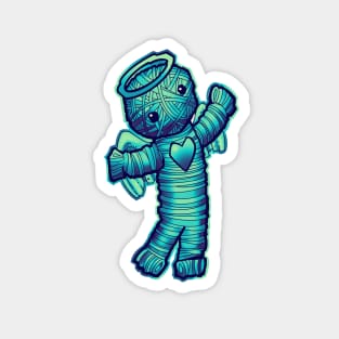 bluegreen love angel Magnet