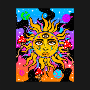 Galaxy sun T-Shirt