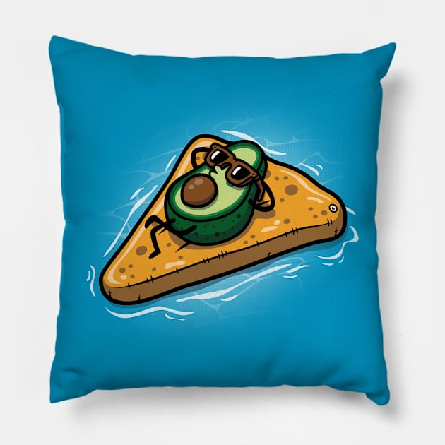 Summer Vibes Avocado Pillow by Olipop