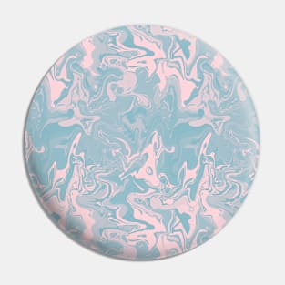 Cotton Candy Marble - Digital Paint Spill Pin