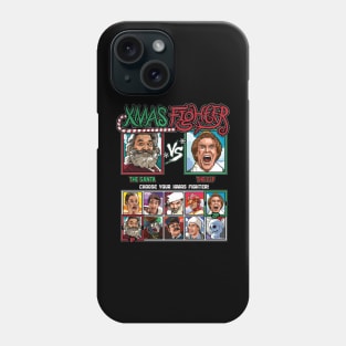 Xmas Fighter - Santa vs Elf Phone Case