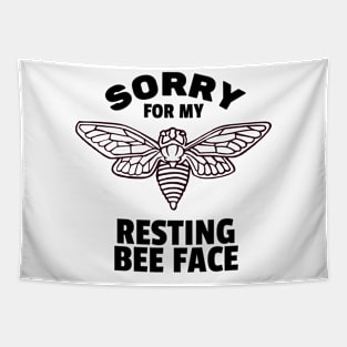 Sorry for my resting bee face Tapestry