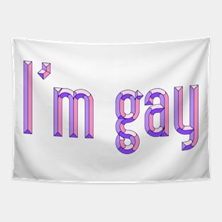 IM GAY Tapestry