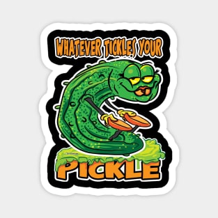 Whatever Tickles your Pickle Female Pickle Magnet