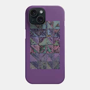 Muted triangles in purple Phone Case