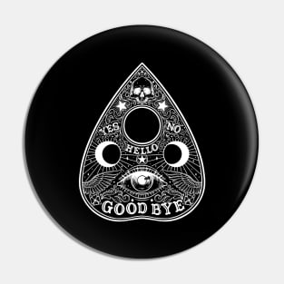 Ouija Planchette Board. All Seeing Eye Pin