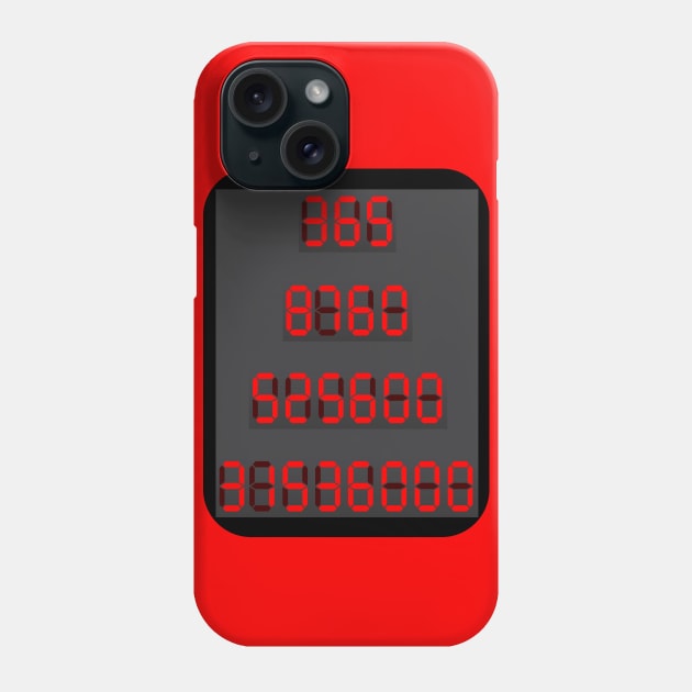 1 Year - 365 days, 8760 hours, 525600 minutes, 31536000 seconds Phone Case by TimelyMessage