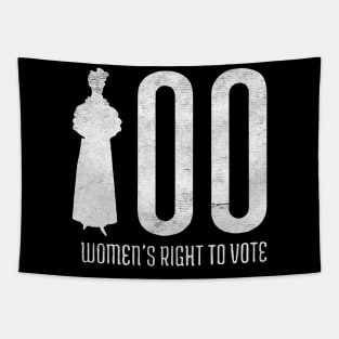 Womens vote 100 Tapestry