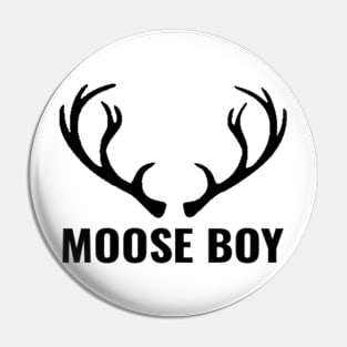 MOOSE BOY BLACK Pin