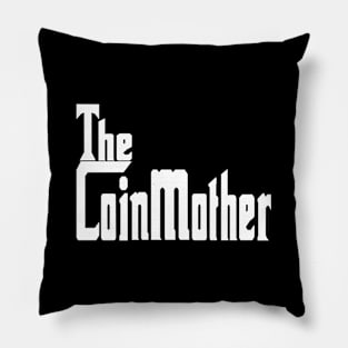 Retro The Coin Mother Crypto Gift For Women Pillow