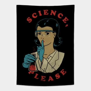 Science Please Female Scientist Tapestry