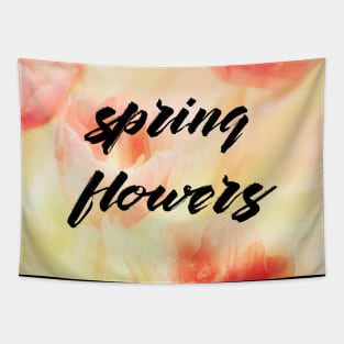 Tulips - Spring Flowers Abstract Tapestry