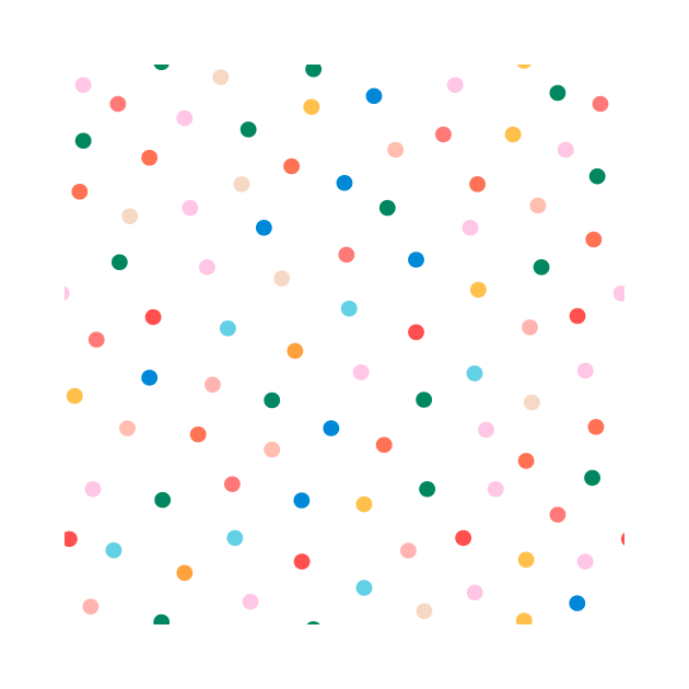 Colorful Polka Dots by thecolddots