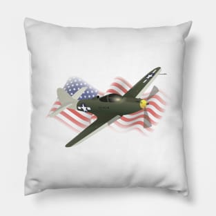 P-39 Airacobra WW2 Airplane Pillow