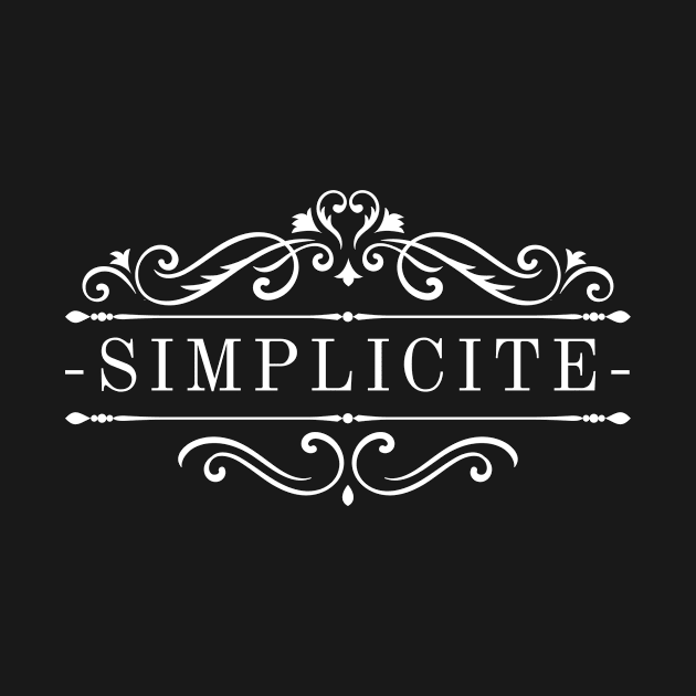 French Slogan Simplicite by Rebus28